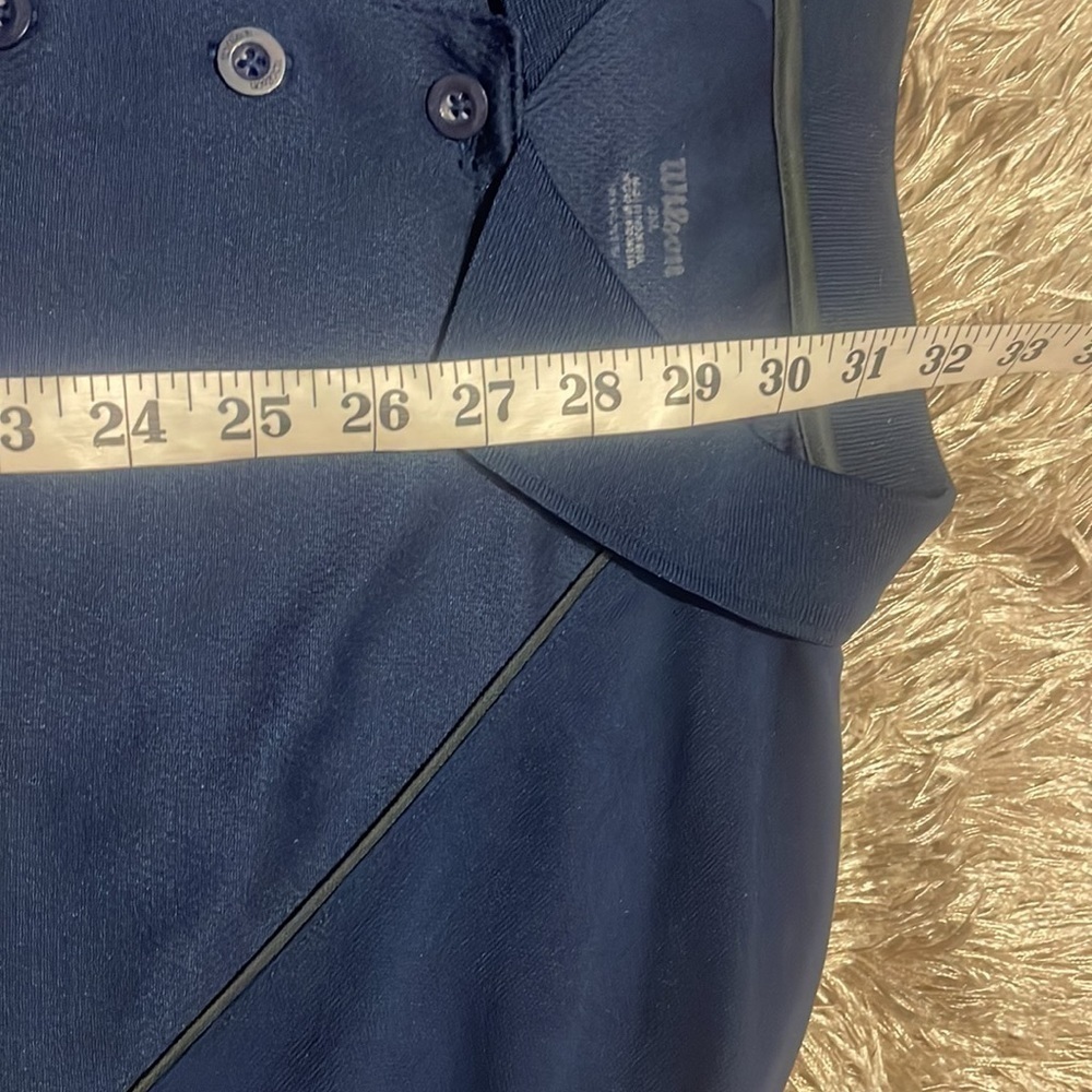 WILSON Dark Blue Mens Short Sleeve 2XL Shirt - Picture 6 of 10